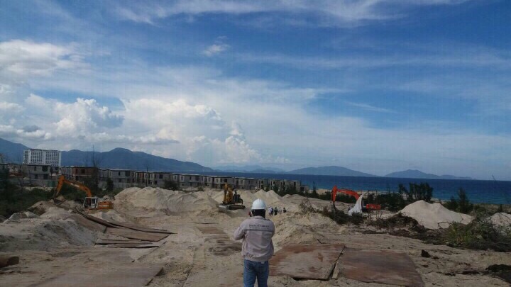 Dự án đang san lấp mặt bằng