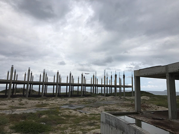 Dự án đang thi công cột trụ