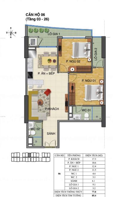 Thiết kế căn hộ 06