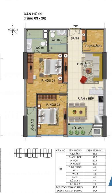 Thiết kế căn hộ 09