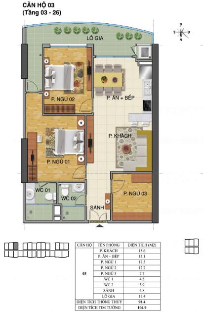 Thiết kế căn hộ 03