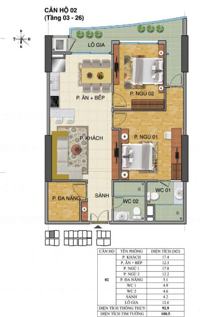 Thiết kế căn hộ 02