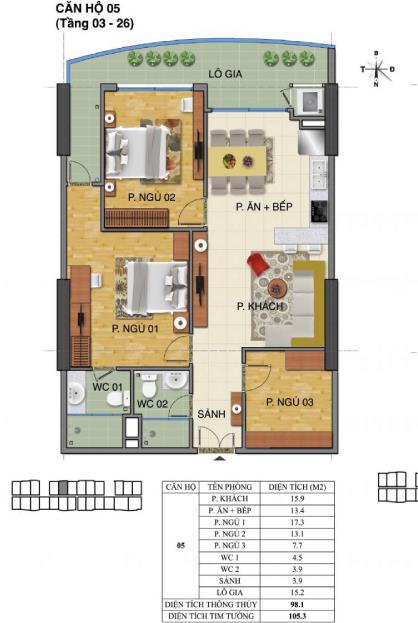 Thiết kế căn hộ 05