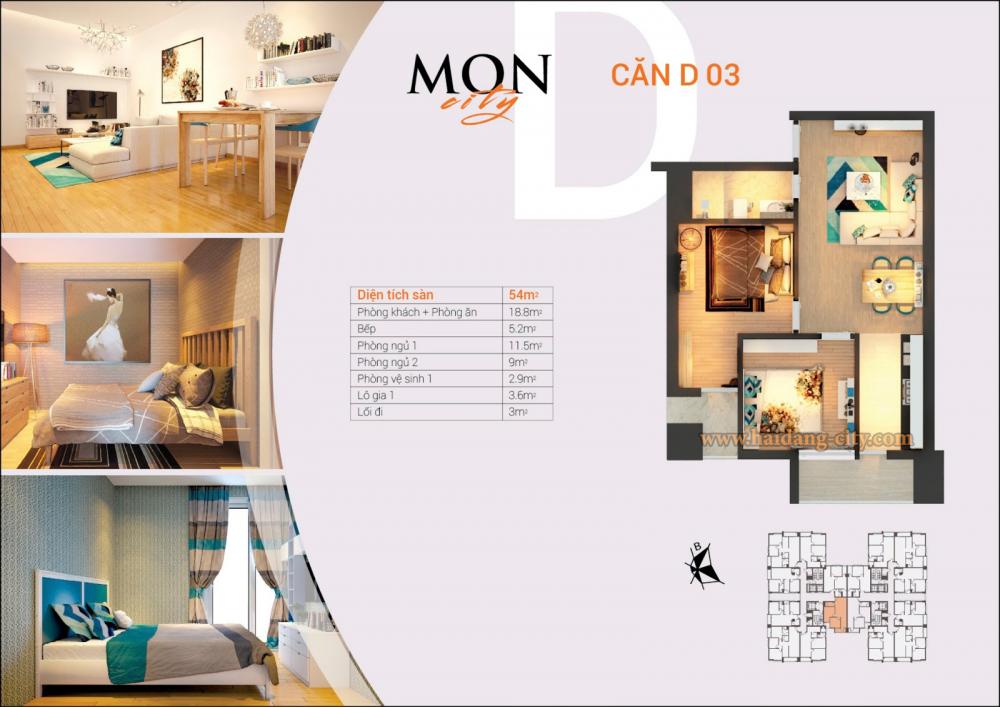 Thiết kế căn hộ D 03, 04