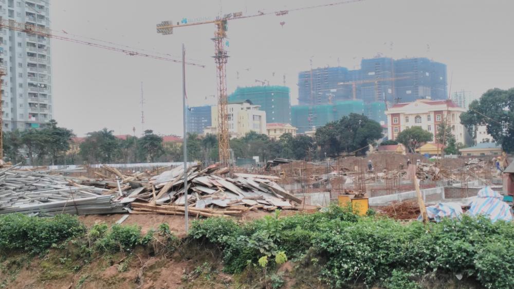 Dự án đang thi công phần móng