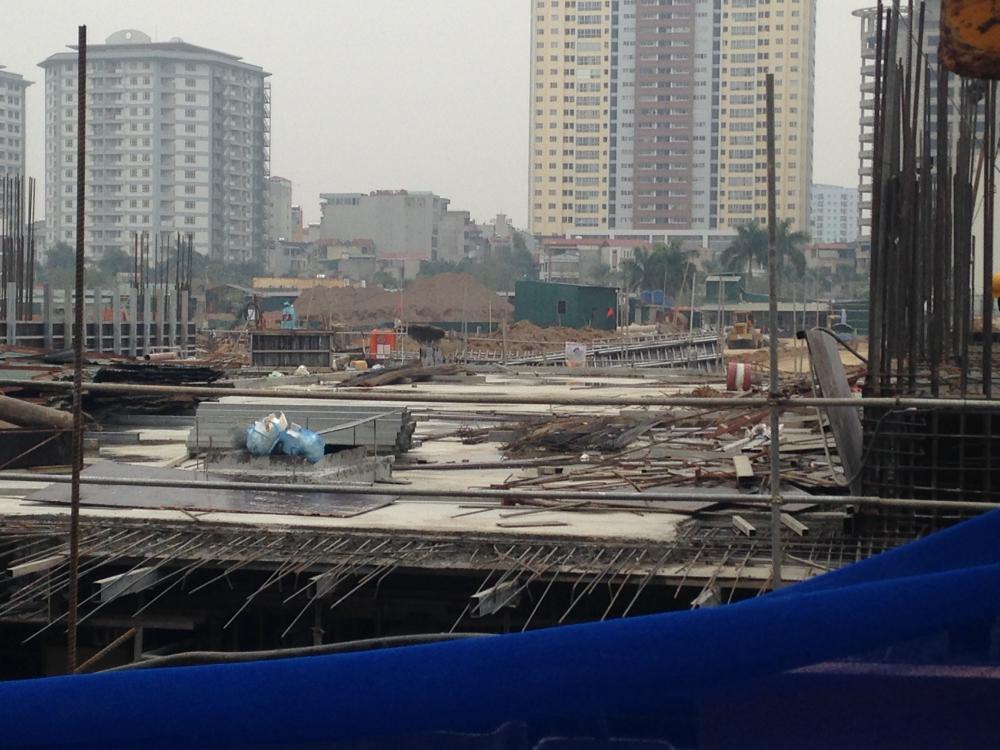 Dự án đang triển khai hoàn thiện nốt tầng hầm và chuẩn bị thi công sàn tầng 1