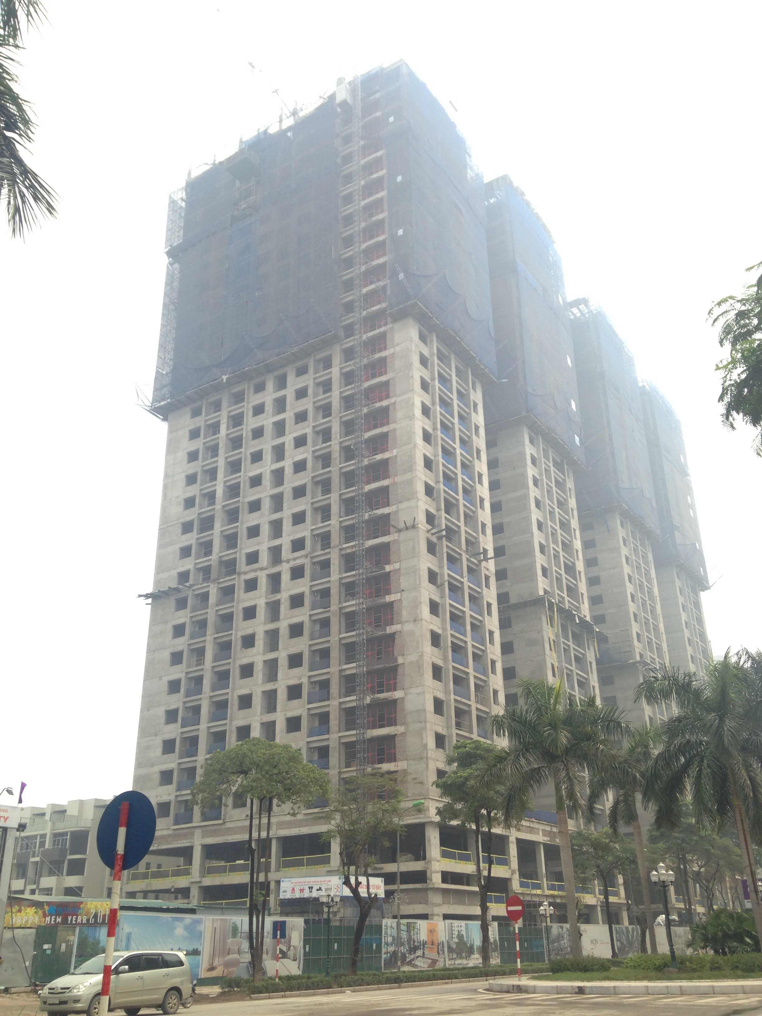 Dự án đang thi công tới tầng 31