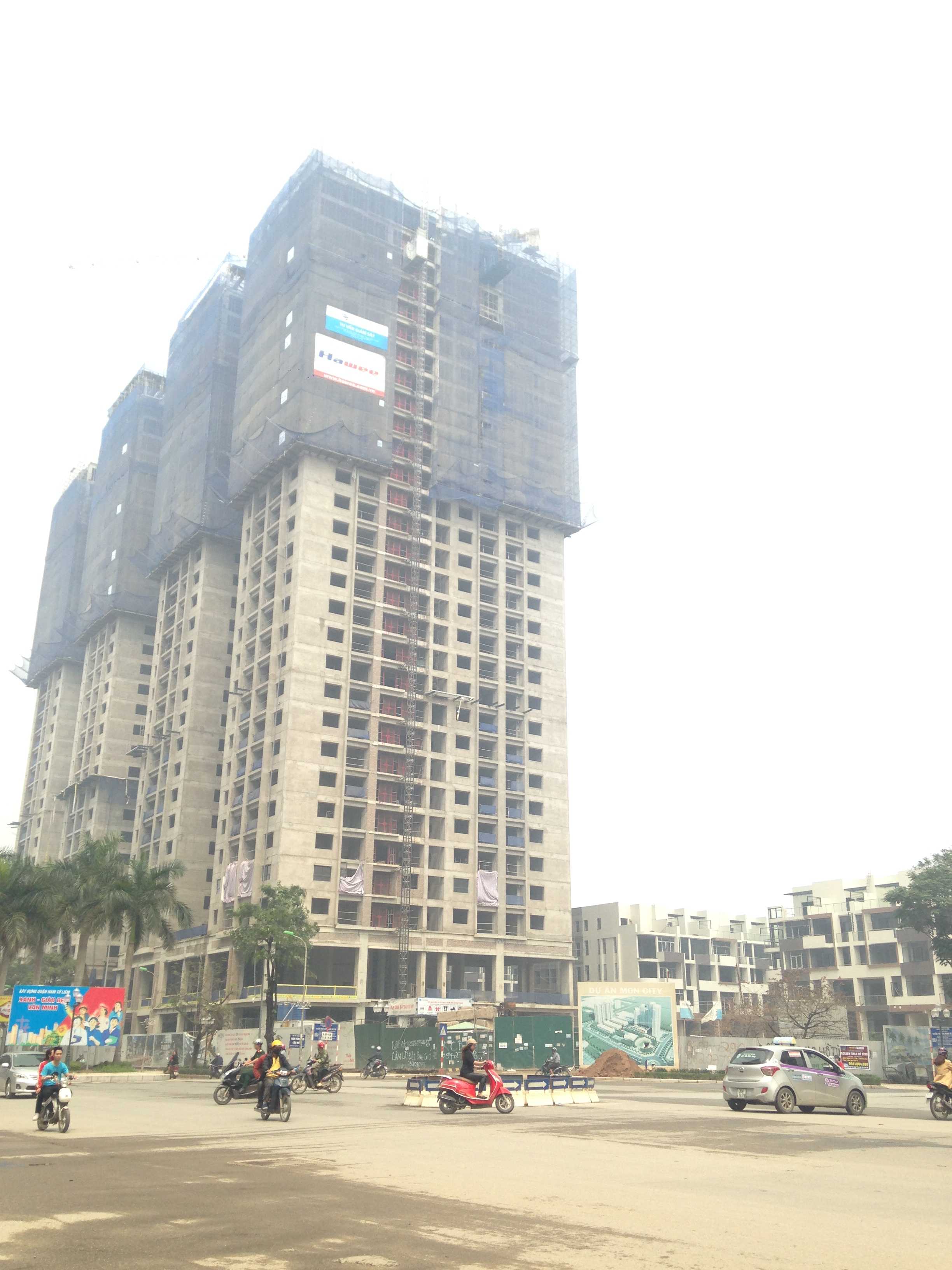 Dự án đang thi công tới tầng 31