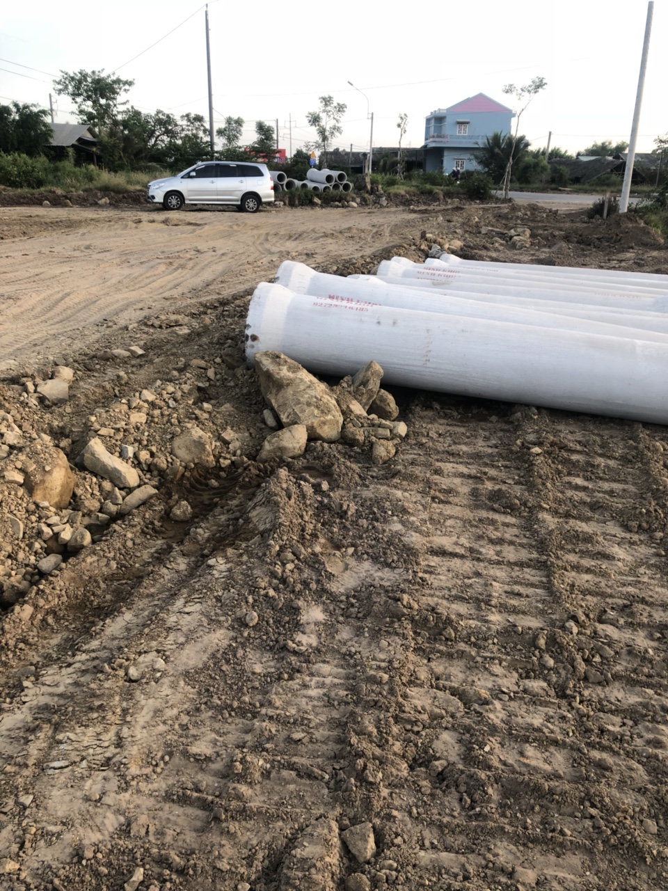 Dự án đang thi công hạ tầng