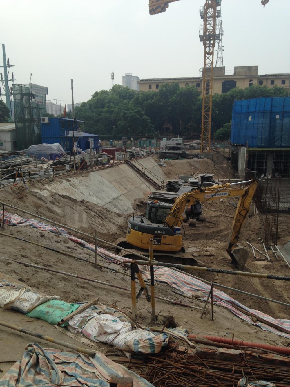 Dự án đang thi công hầm