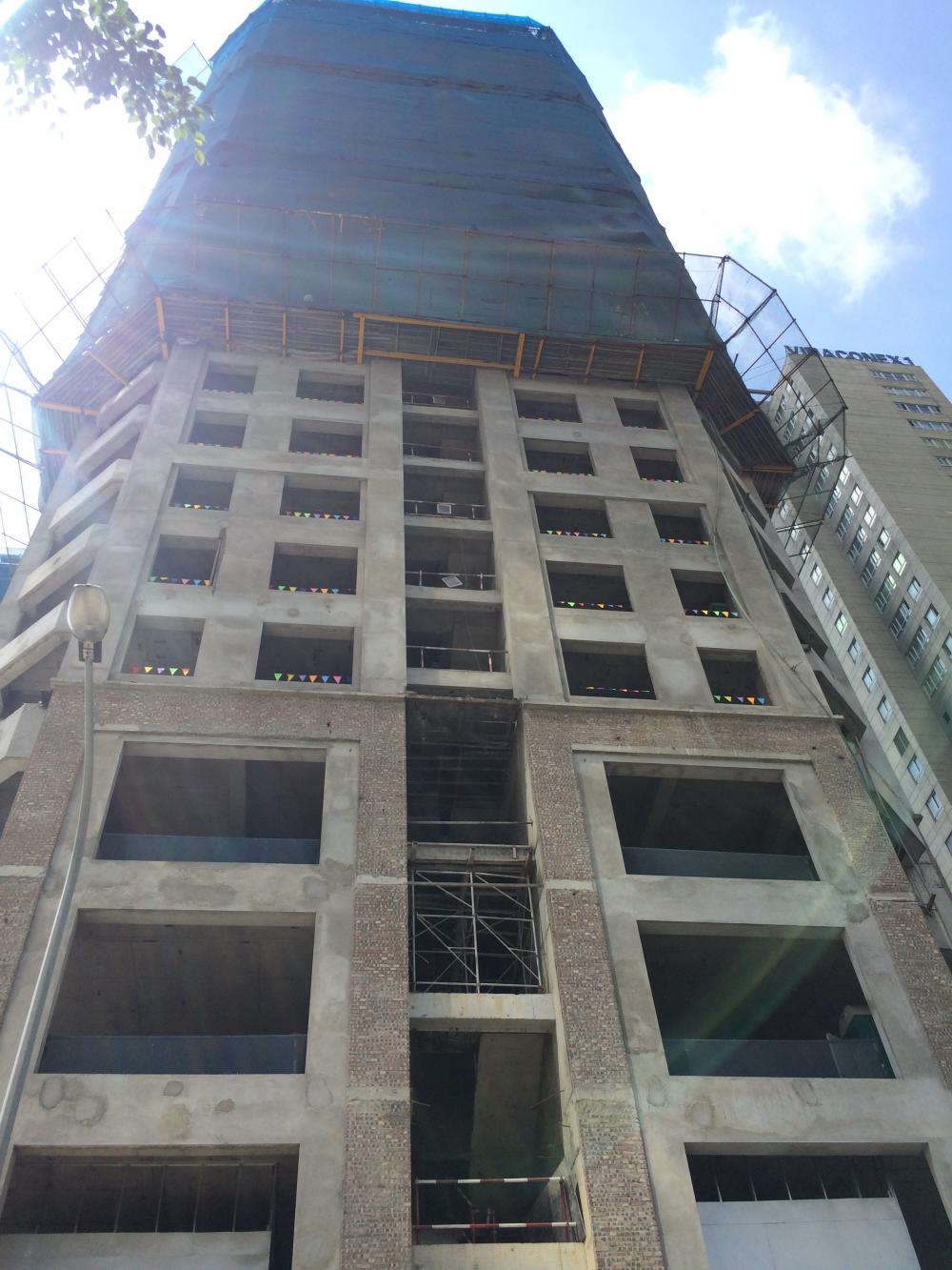 Dự án đang thi công tới mặt sàn tầng 26