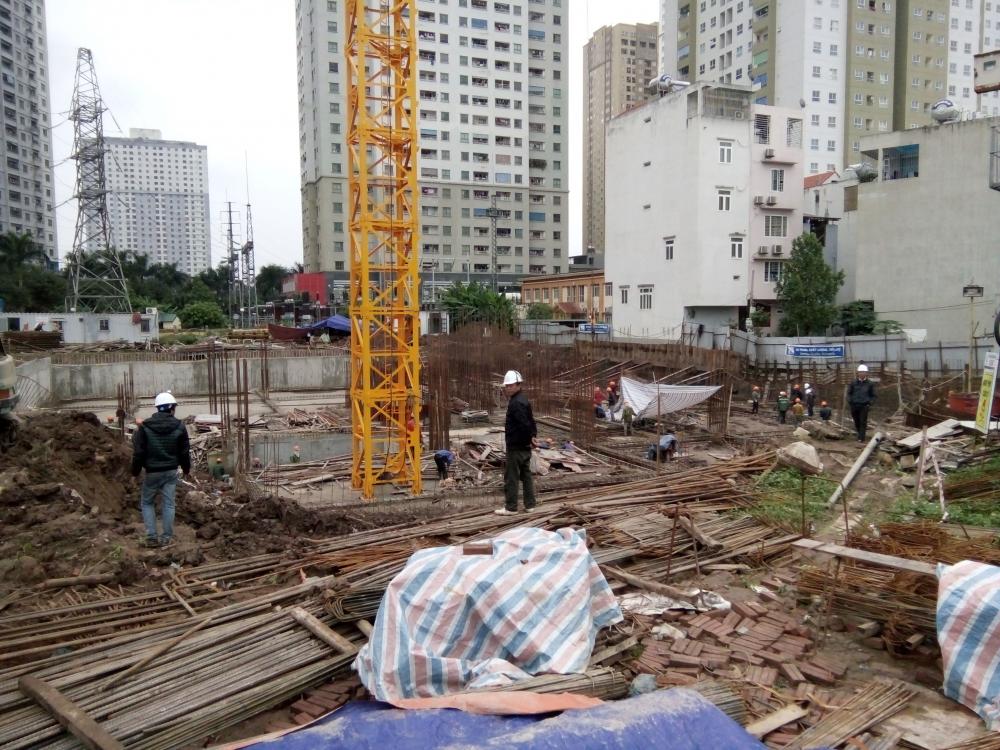 Các khu vực khác đã hoàn thành xong phần móng