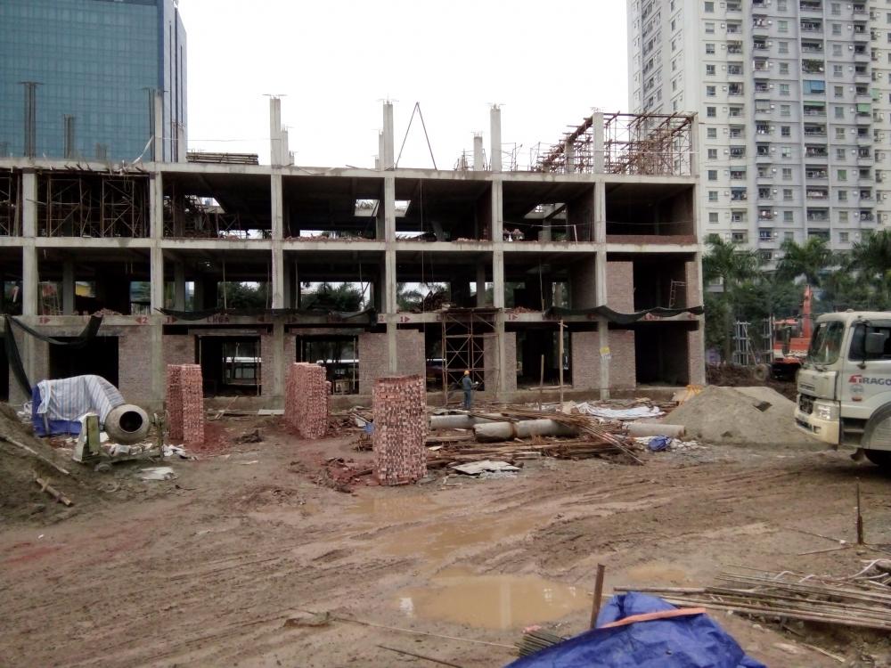 Các căn liền kề đã xây tới tầng 3