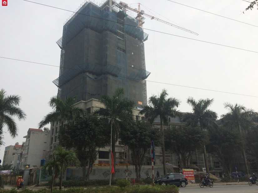 Dự án đang thi công phần thô