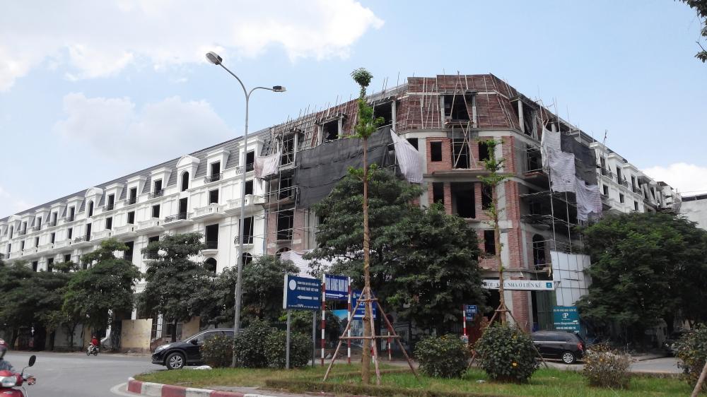 Dự án đã xây xong thô, đang hoàn thiện mặt ngoài để chuẩn bị bàn giao