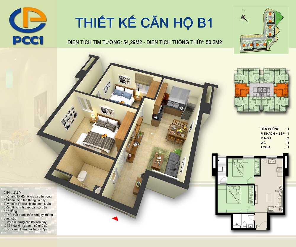 Thiết kế căn hộ 03 - 08