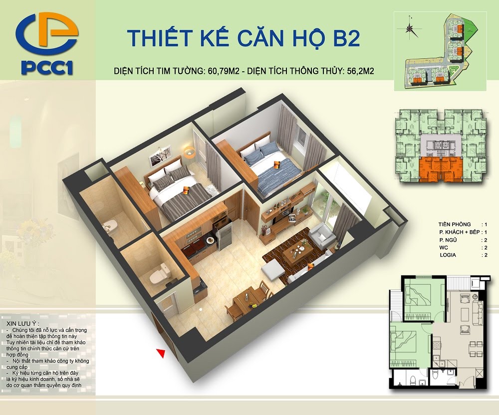 Thiết kế căn hộ 05 - 06