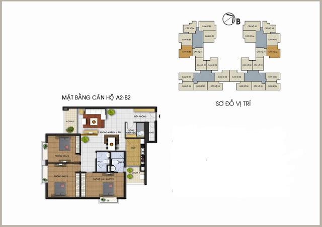 Thiết kế căn hộ A2-B2