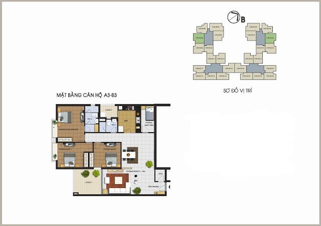 Thiết kế căn hộ A3-B3