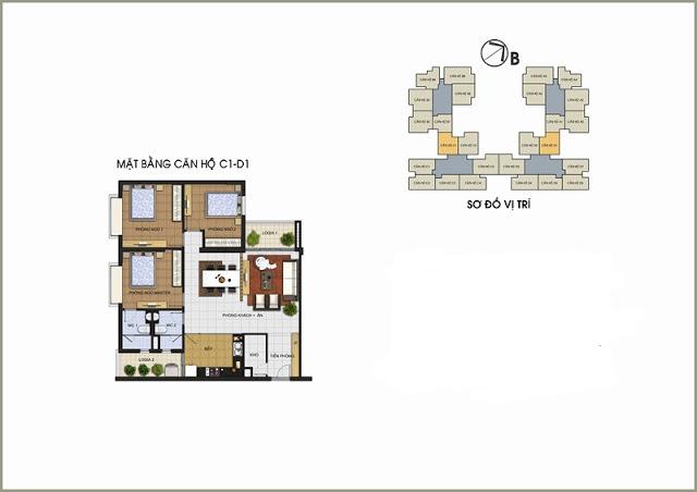 Thiết kế căn hộ C1-D1