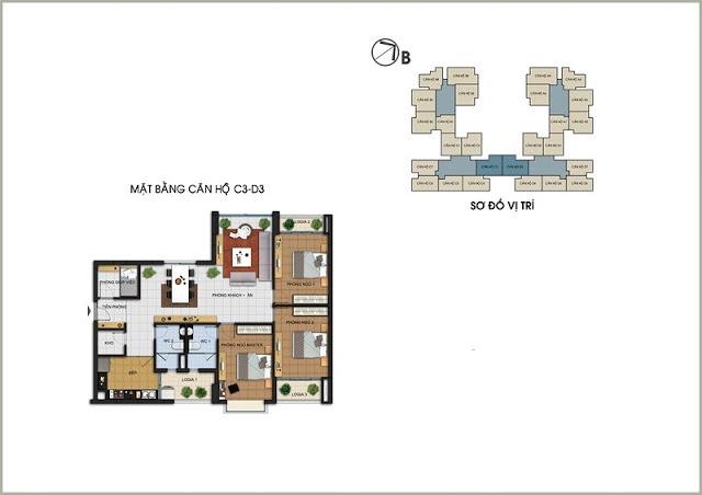 Thiết kế căn hộ C3-D3