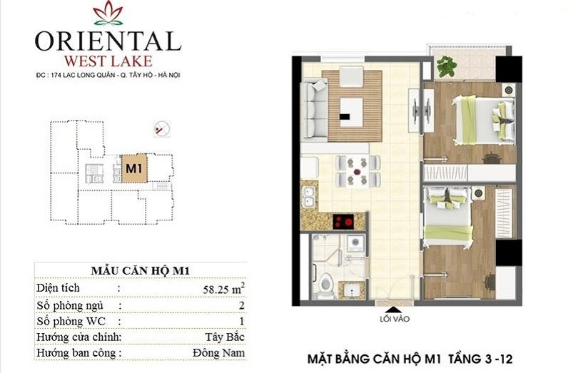 Thiết kế căn hộ M1