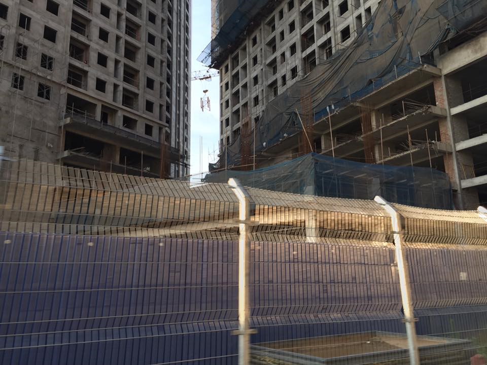 Dự án đã thi công xong phần thô