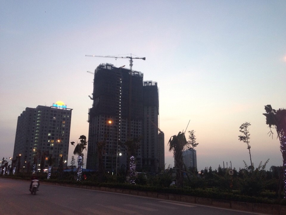 Dự án đã thi công xong phần thô