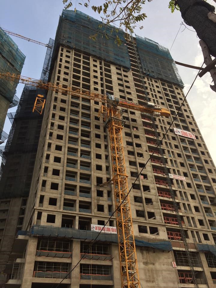 Dự án đã thi công xong phần thô