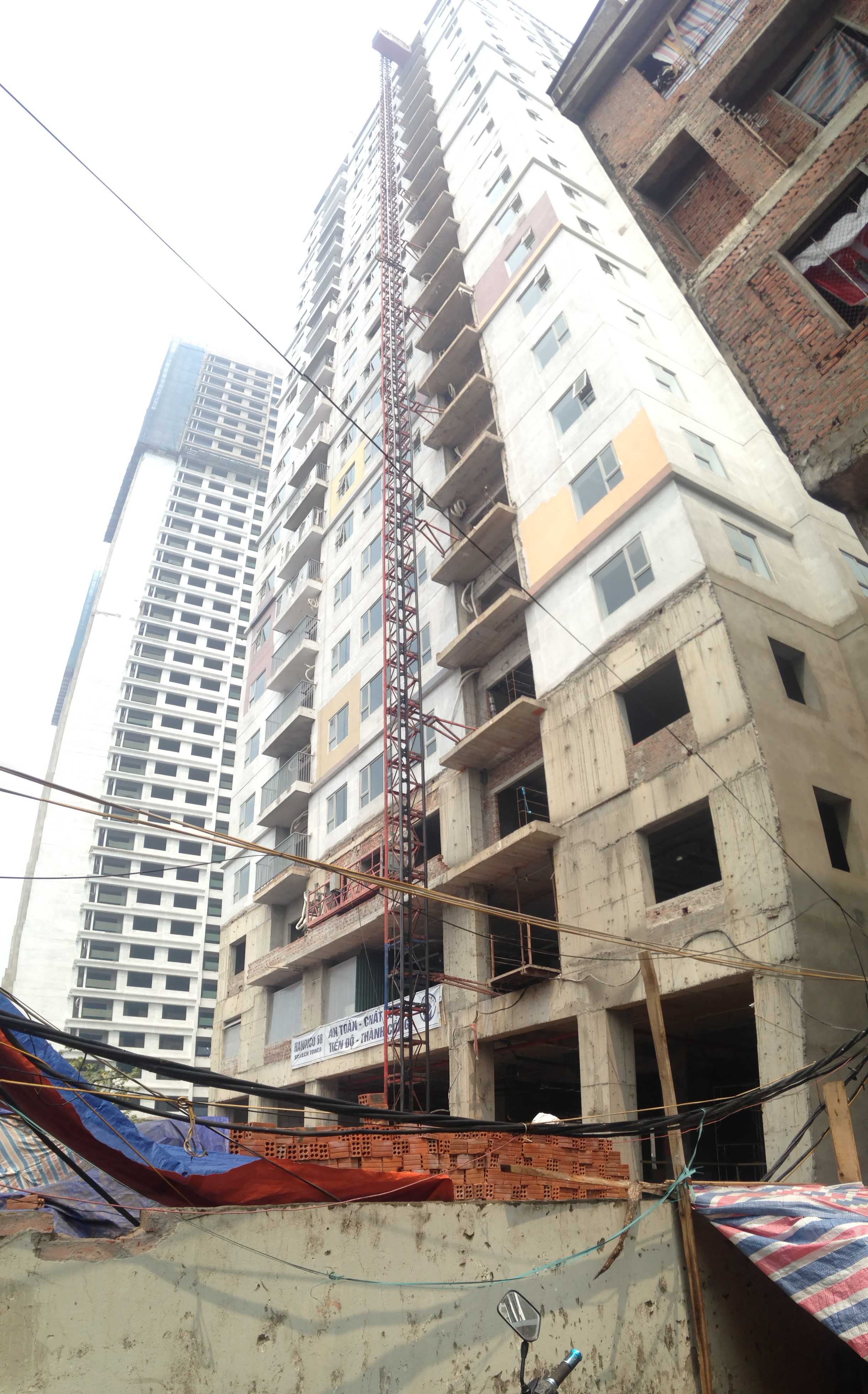 Dự án đã xây xong phần thô