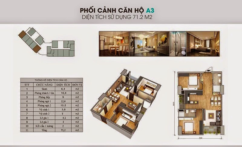 Thiết kế căn hộ A3, A7