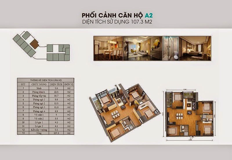 Thiết kế căn hộ A2