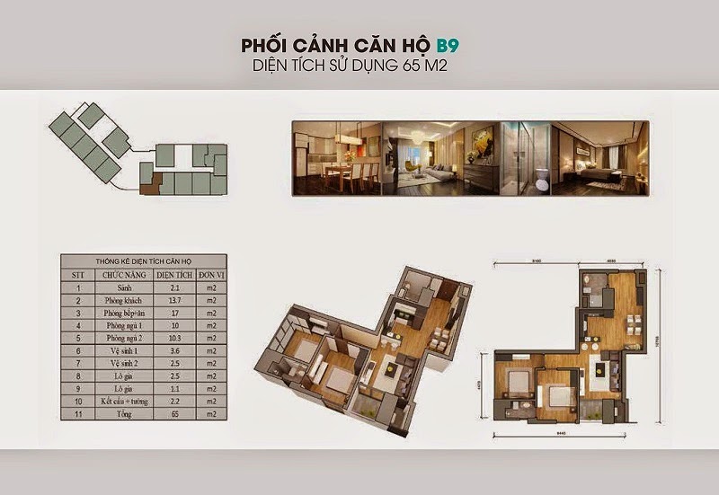 Thiết kế căn hộ B9