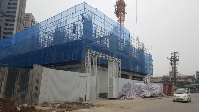 Dự án đã hoàn thiện tầng 2, đang thi công xây dựng phần thô tầng 3