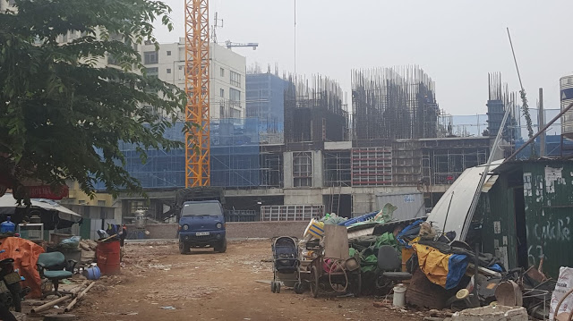 Dự án đã hoàn thiện tầng 2, đang thi công xây dựng phần thô tầng 3