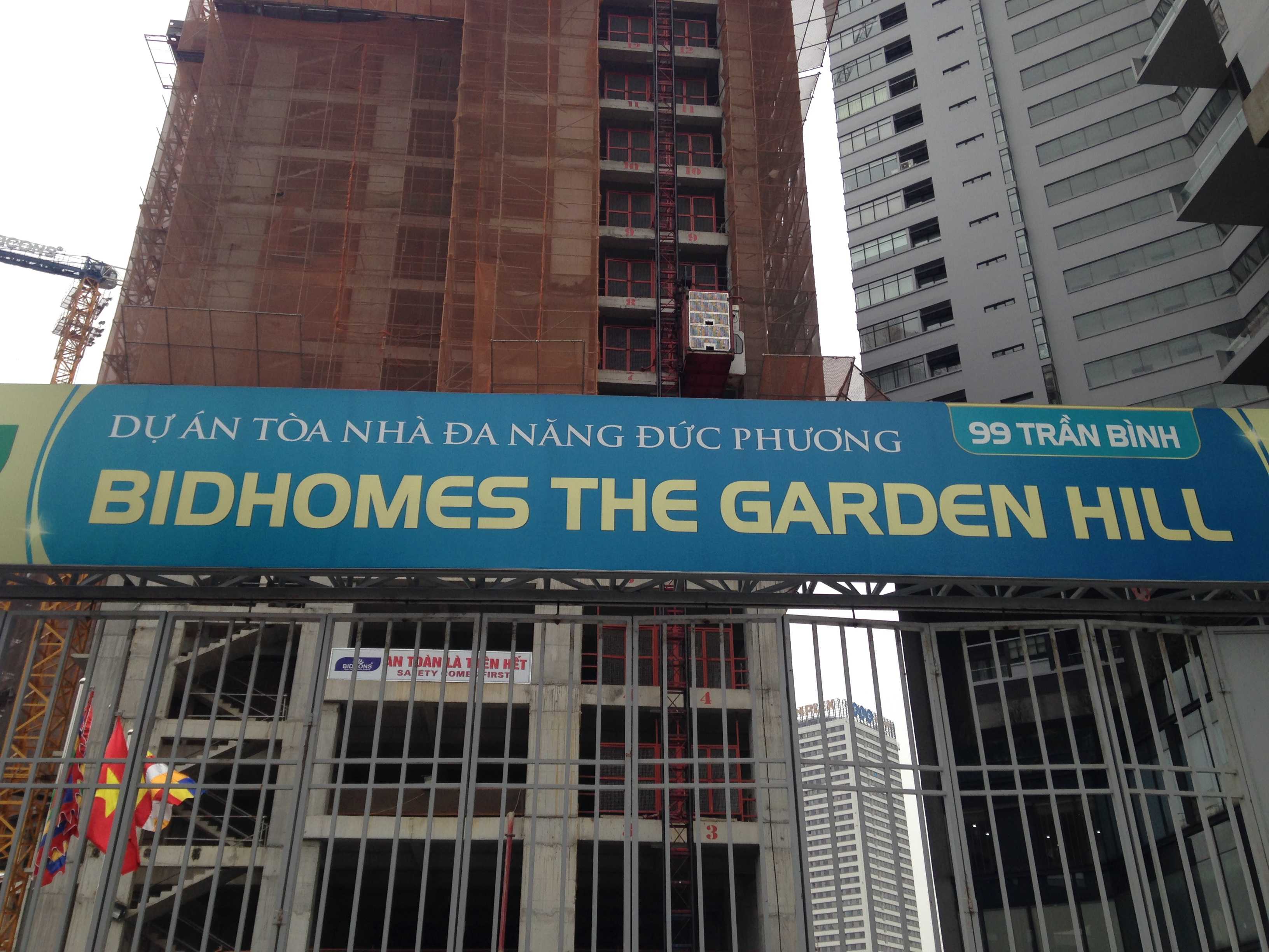Dự án đang thi công tới mặt sàn tầng 16
