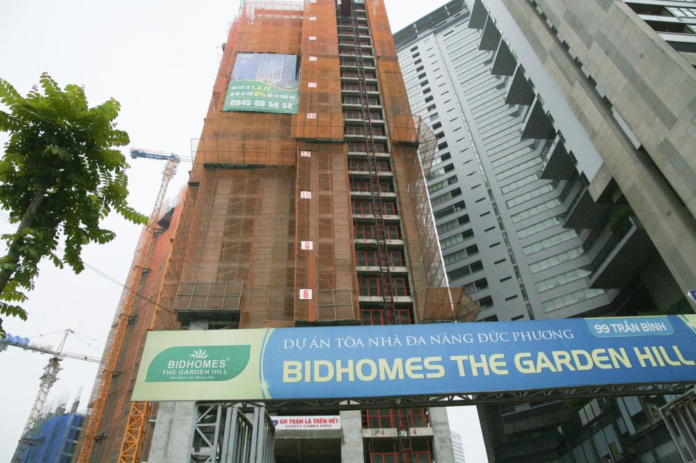 Dự án đang thi công tới mặt sàn tầng 29