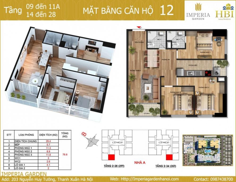 Thiết kế căn hộ 12