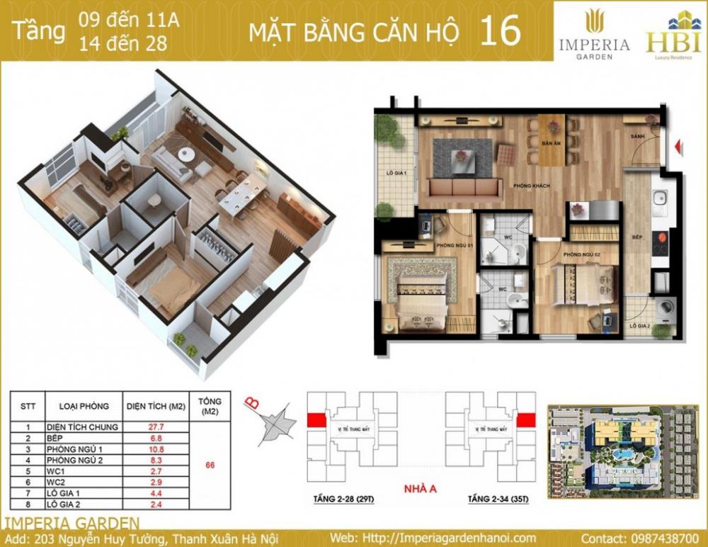 Thiết kế căn hộ 16