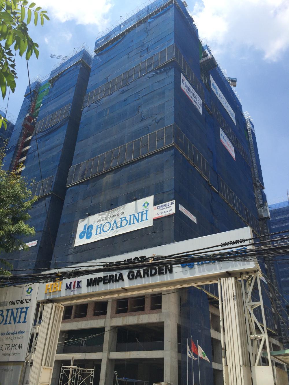 Dự án đang thi công tầng 22