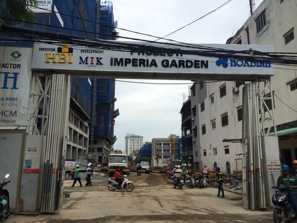 Dự án đang thi công tới mặt sàn tầng 28