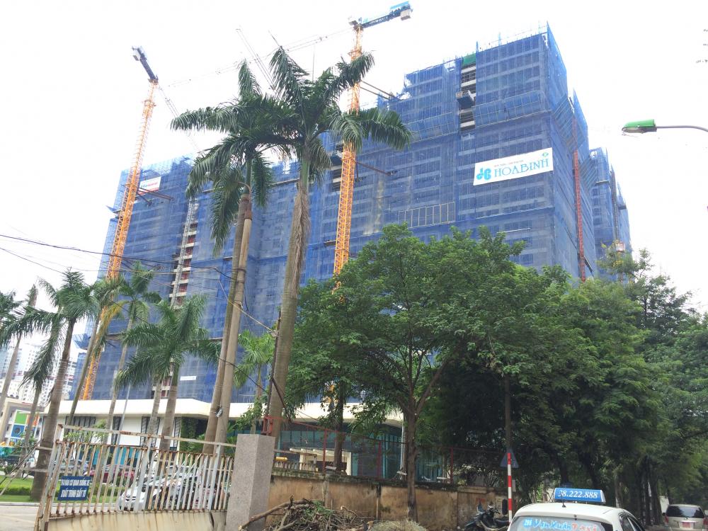 Dự án đang thi công tới mặt sàn tầng 28