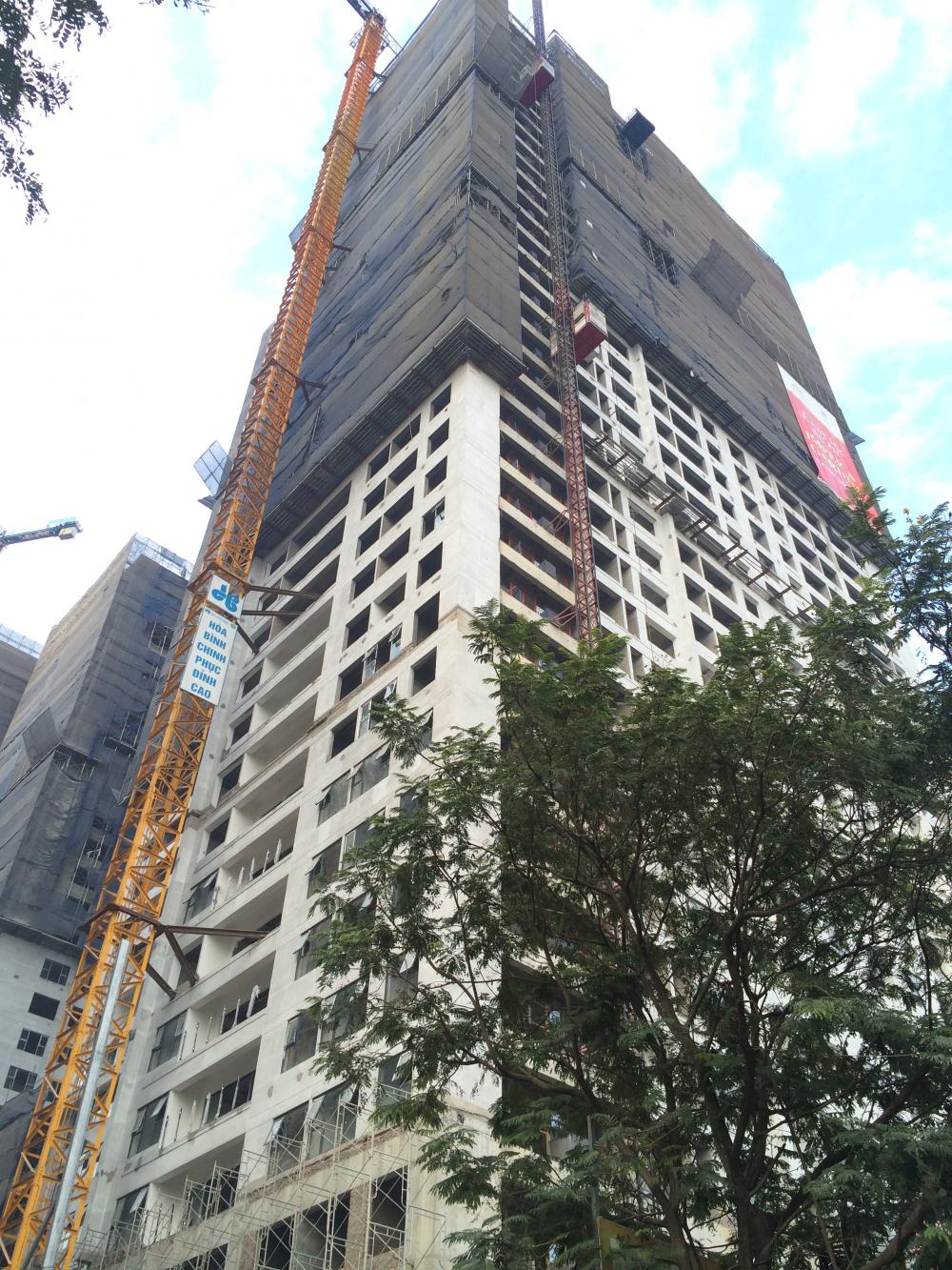 Dự án đã cất nóc, đang sơn