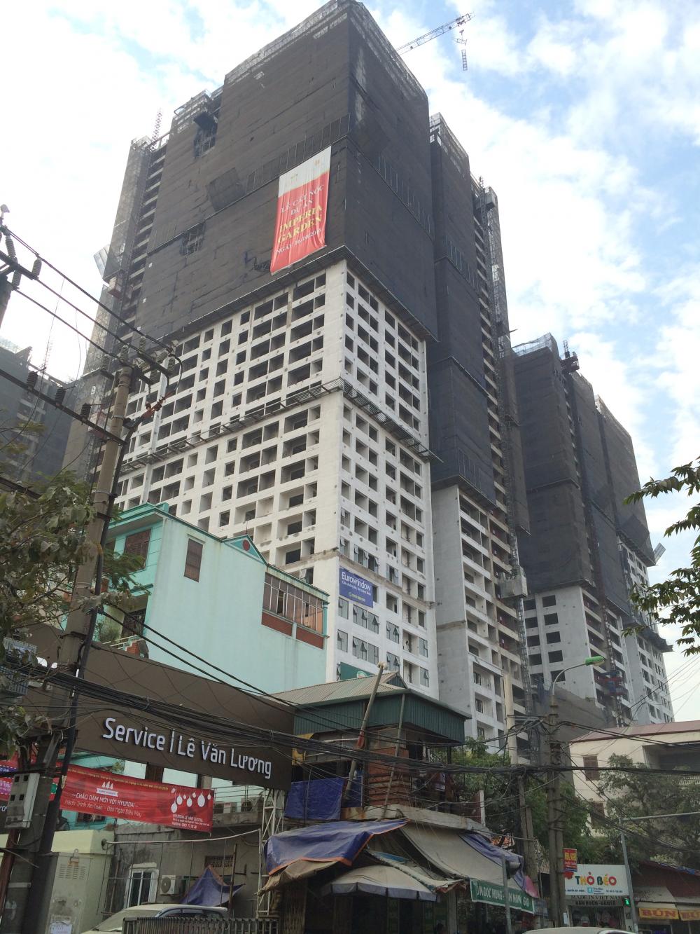 Dự án đã cất nóc, đang sơn