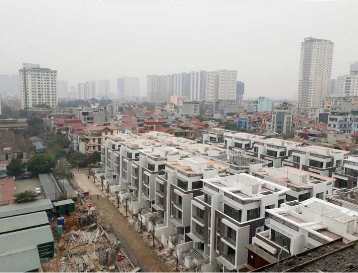 Dự án đã cất nóc, đang hoàn thiện mặt ngoài