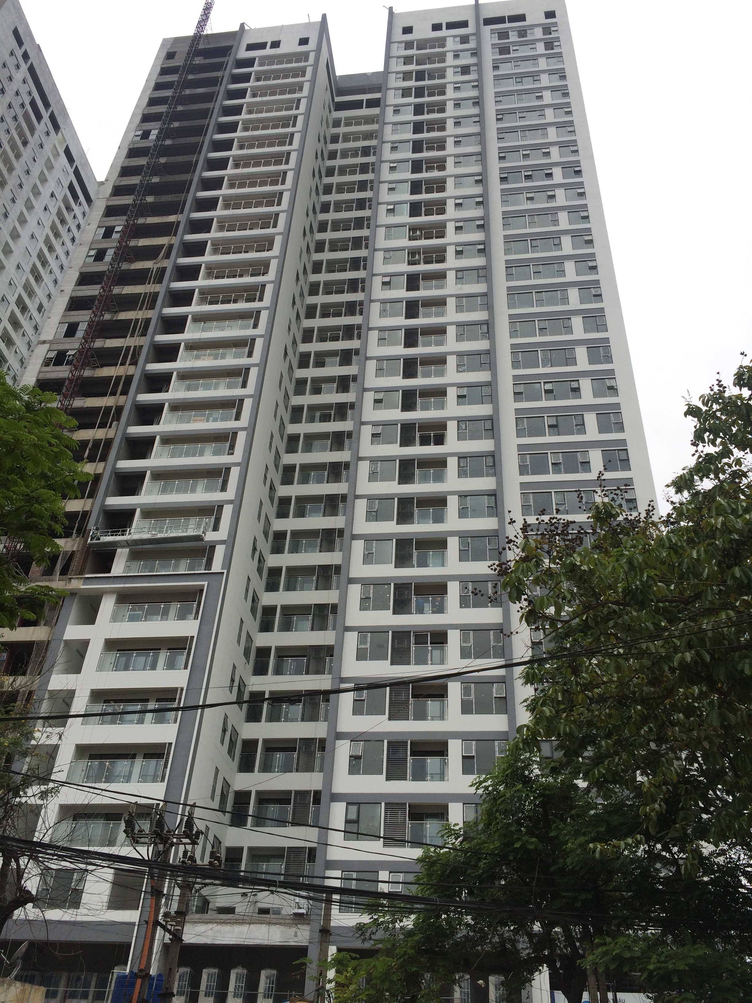 Dự án đang sơn và hoàn thiện những hạng mục cuối cùng