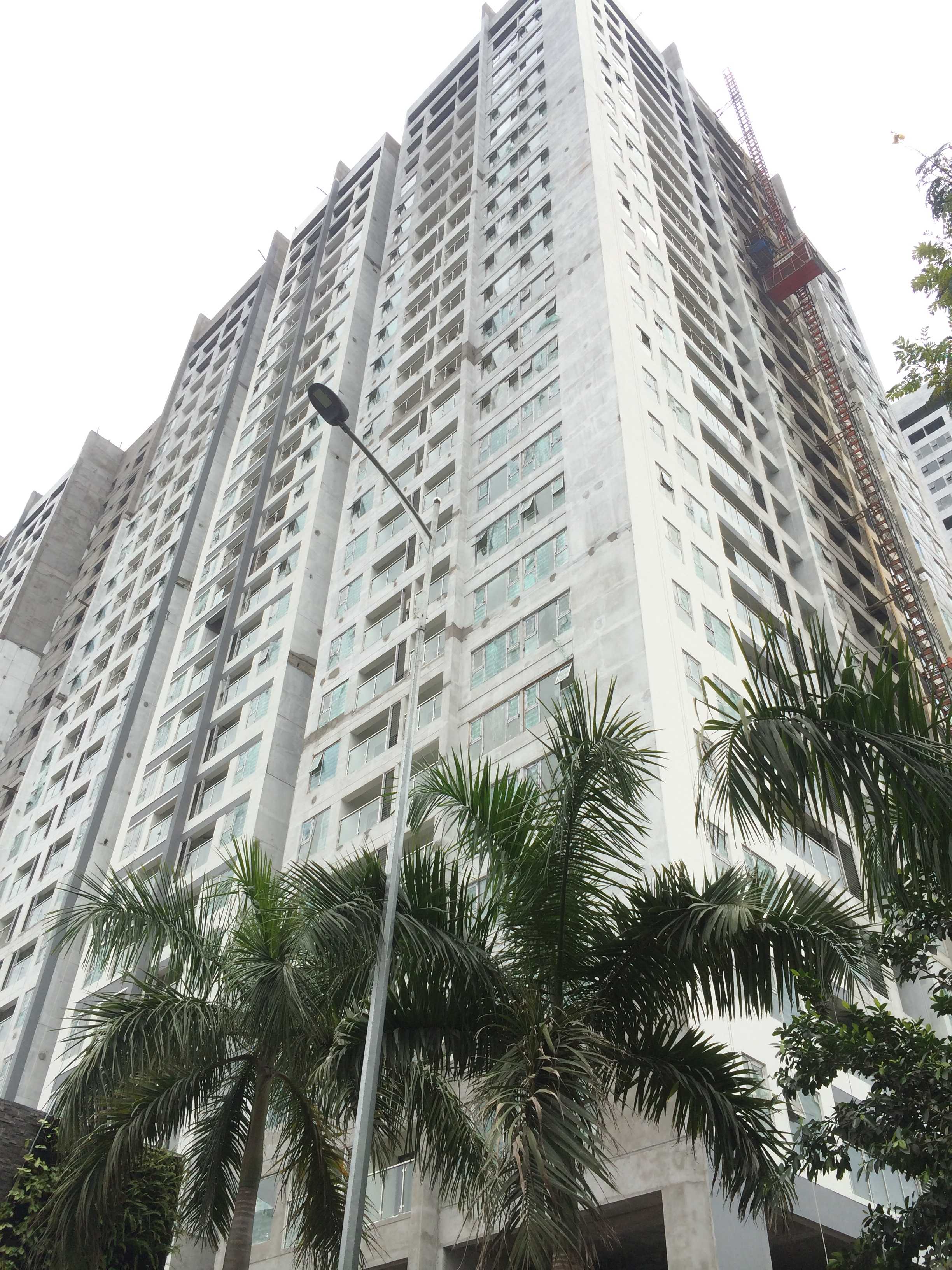 Dự án đang sơn và hoàn thiện những hạng mục cuối cùng