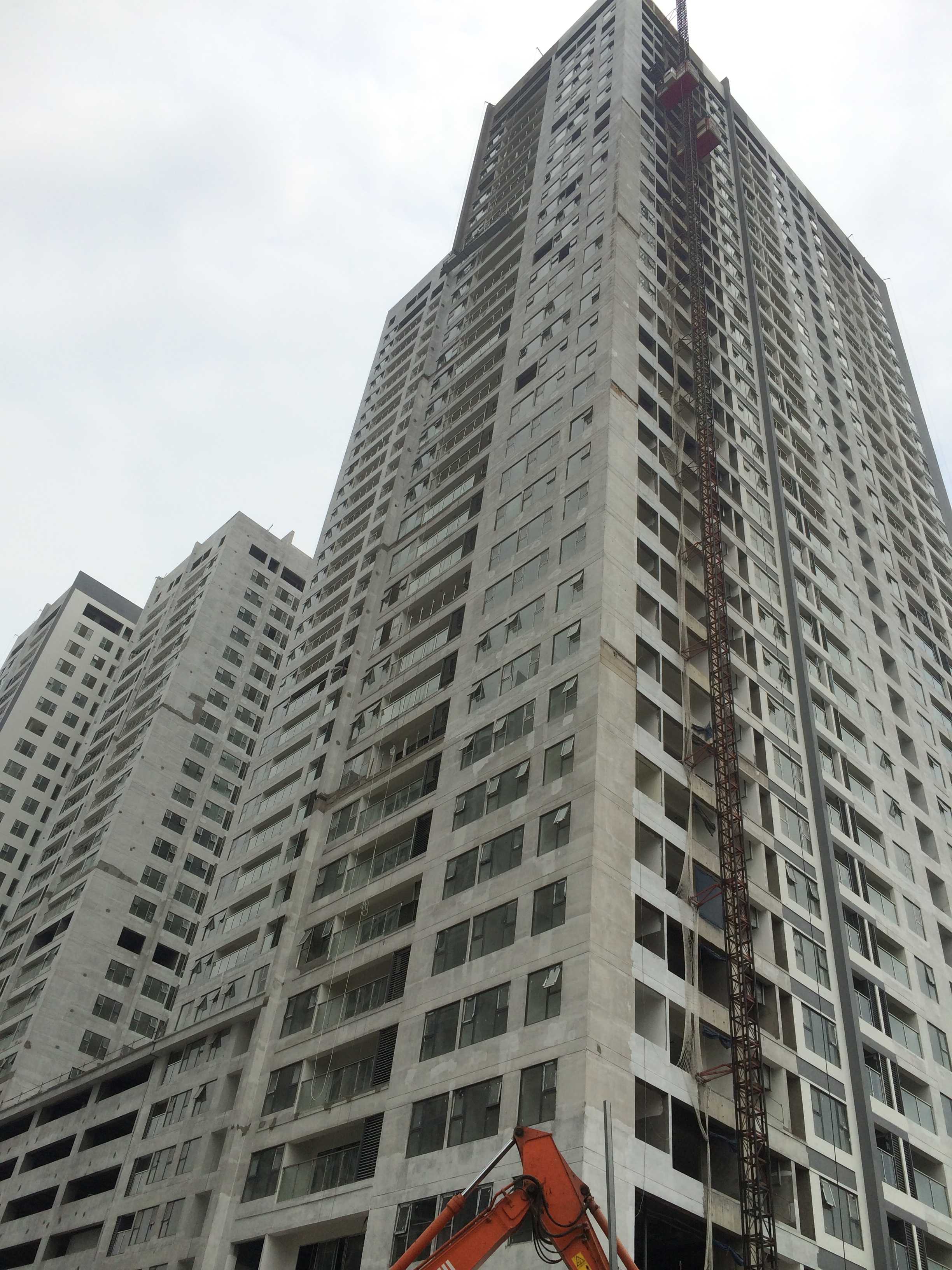 Dự án đang sơn và hoàn thiện những hạng mục cuối cùng