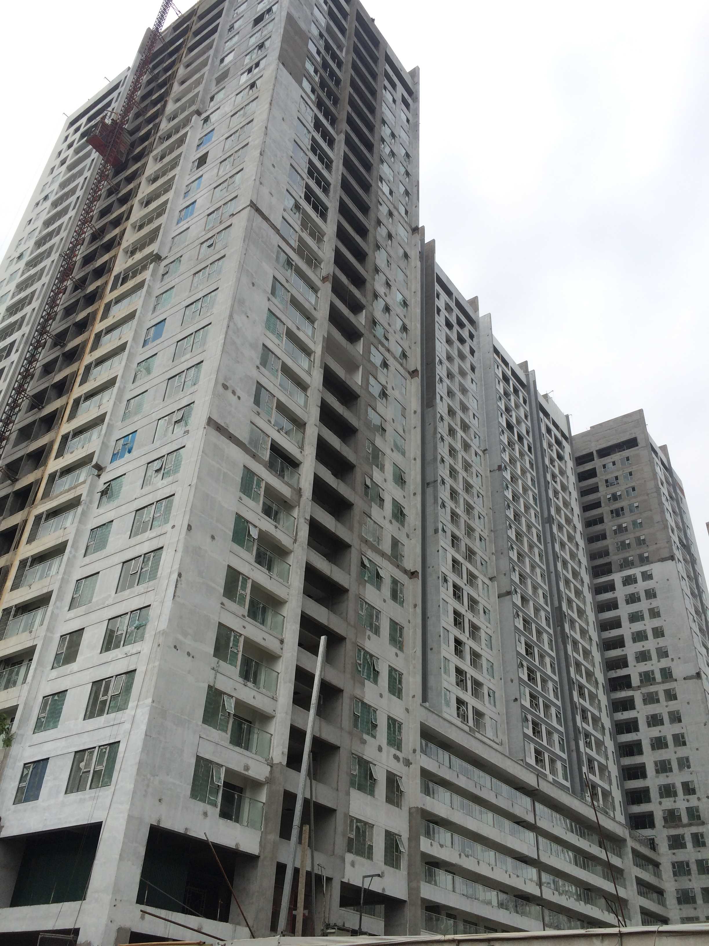 Dự án đang sơn và hoàn thiện những hạng mục cuối cùng