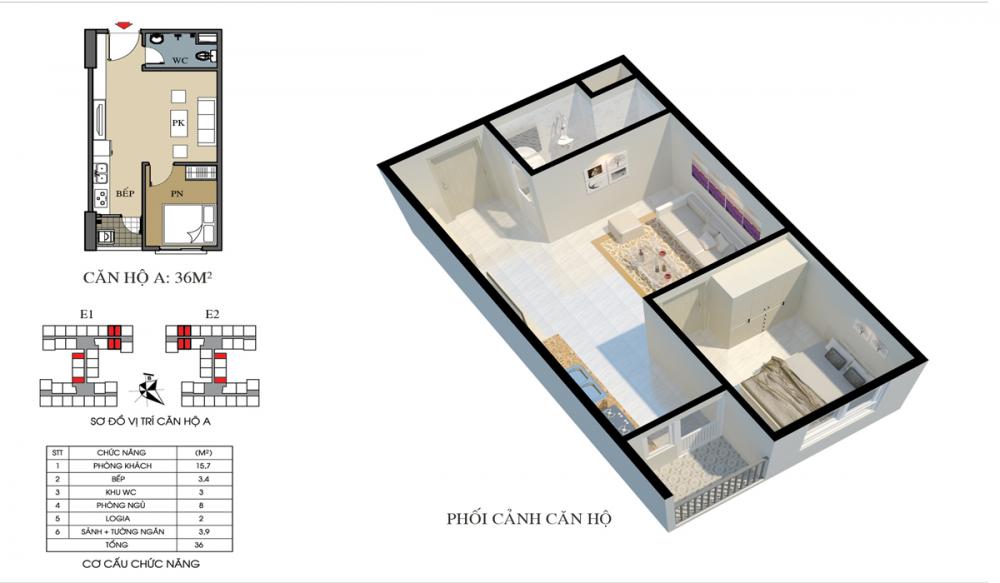 Thiết kế căn hộ A